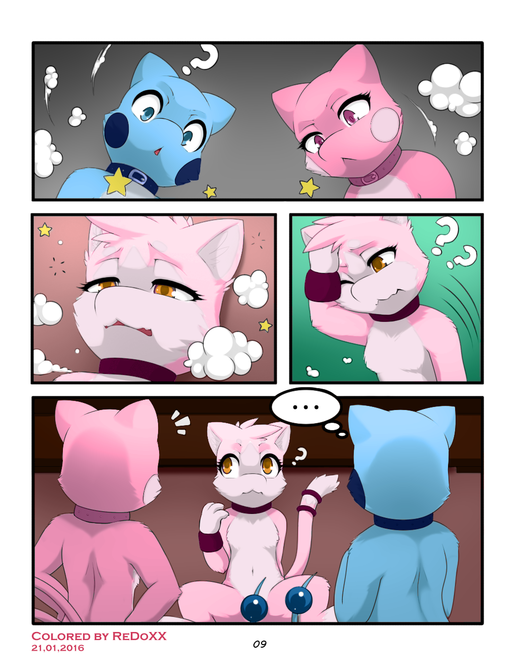 ambiguous_gender animal_genitalia anthro balls brother brother_and_sister collar colored comic darkmirage devious dragonair dragonchu dragonchu_(character) duo english_text eyelashes fak&eacute;mon fan_character female fur hybrid incest legendary_pok&eacute;mon mammal mew multi_tail nintendo open_mouth penis pok&eacute;mon quetzalli_(character) redoxx scared semi-anthro sheath sibling sis_(fyoshi) sister smile text video_games worried wristband