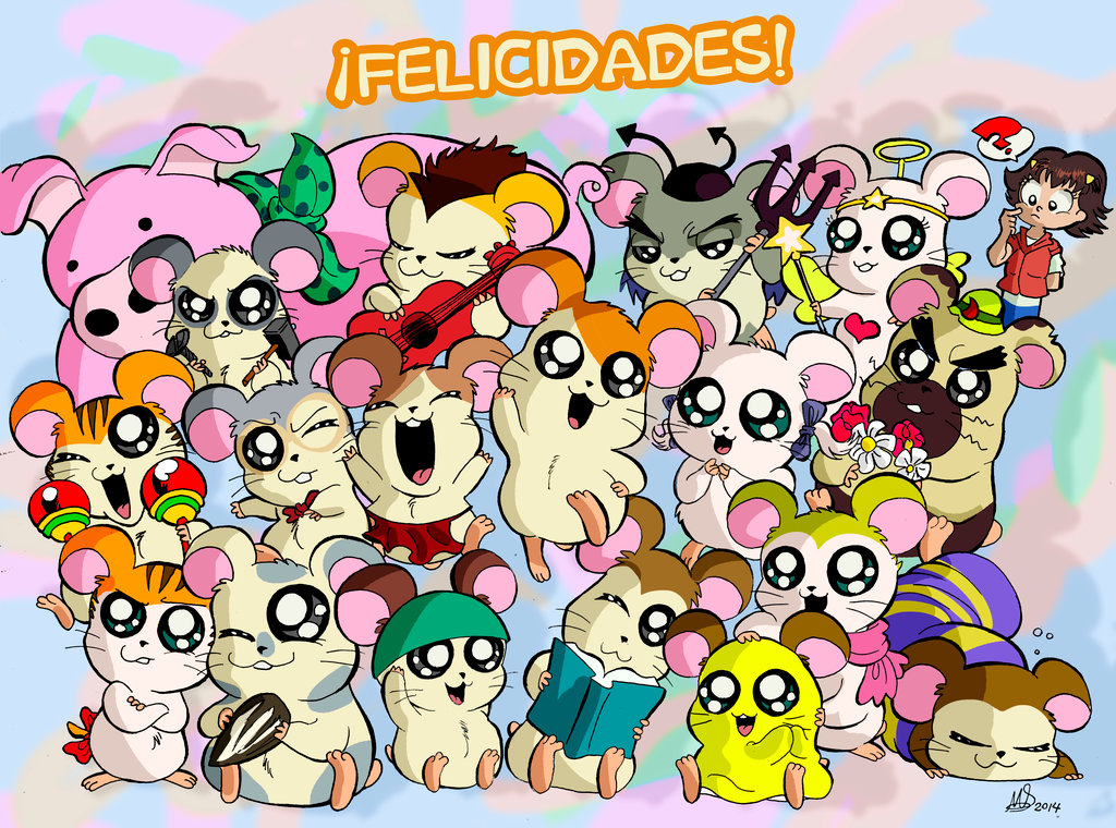 bear bijou bocadin boss boss_(hamtaro) bromitas cappy cappy_(hamtaro) cerebrin colitas dandy female gafitas gorrilla gorritas gran_jefe hamster hamsters hamtaro hamtaro_(series) harmony harmony_(hamtaro) howdy human jefazo lacitos laura laura_(hamtaro) male mammal manchitas mariods_(artist) marmotin maxwell maxwell_(hamtaro) oxnard oxnard_hamtaro panda pashmina penelope pig porcine rodent rodents sandy sandy_(hamtaro) spanish spat spat_(hamtaro) stan stan_(hamtaro) tigrilla tigrillo