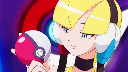 animated animated_gif blonde_hair blue_eyes kamitsure_(pokemon) kiss poke_ball pokemon pokemon_(anime) pokemon_bw pokemon_bw_(anime)