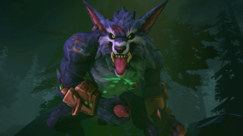 3d_(artwork) animal_genitalia animal_penis animated anthro balls blue_fur canine_penis claws digital_media_(artwork) fangs fur ictonica league_of_legends looking_at_viewer male masturbation penis riot_games scar solo source_filmmaker teeth tongue tongue_out video_games warwick