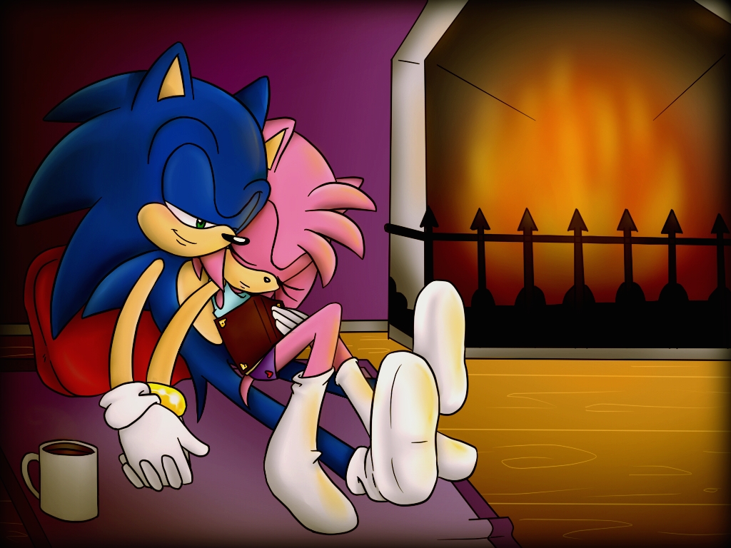 2013 amy_rose anthro clothing danielasdoodles female gloves hedgehog male mammal sonic_(series) sonic_the_hedgehog