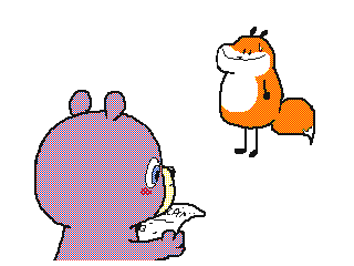 &lt;3 2017 4_fingers animated anthro avian bear bird blush bounce canine crying english_text eye_contact feline flipnote_studio fox french_text group humor keke laugh long_playtime low_res mammal muscular paper pen pigeon reaction_image simple_background smile sweat tears text tiger white_background worried