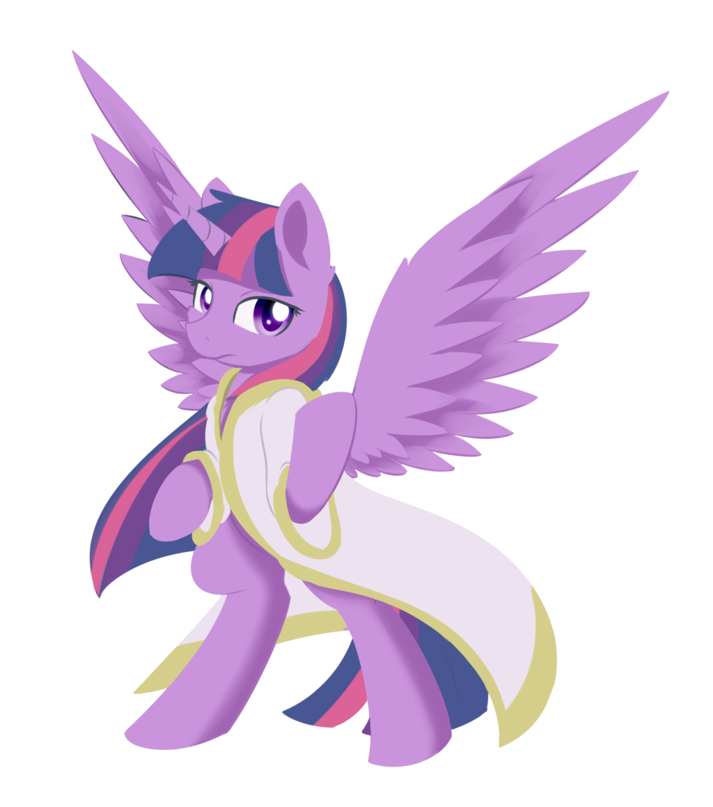 alpha_channel anthro clothed clothing equine feathered_wings feathers female friendship_is_magic hair hooves horn mammal my_little_pony purple_eyes purple_feathers purple_hair semi-anthro simple_background solo transparent_background twilight_sparkle_(mlp) winged_unicorn wings xduskstarx