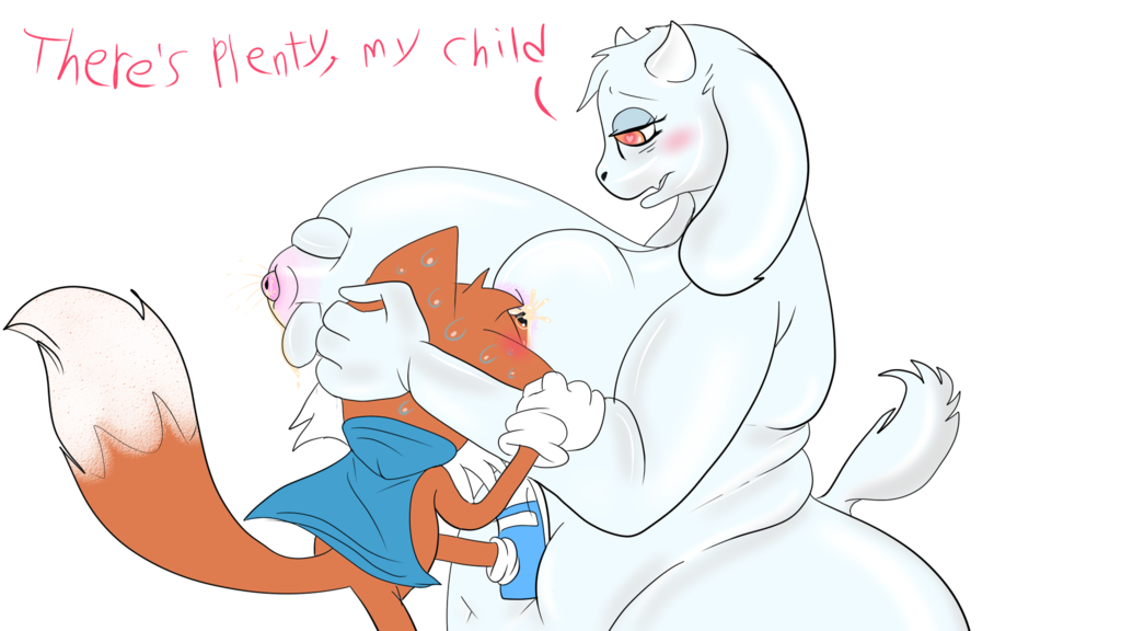&lt;3 big_breasts breasts lucky super_lucky's_tale toriel undertale video_games