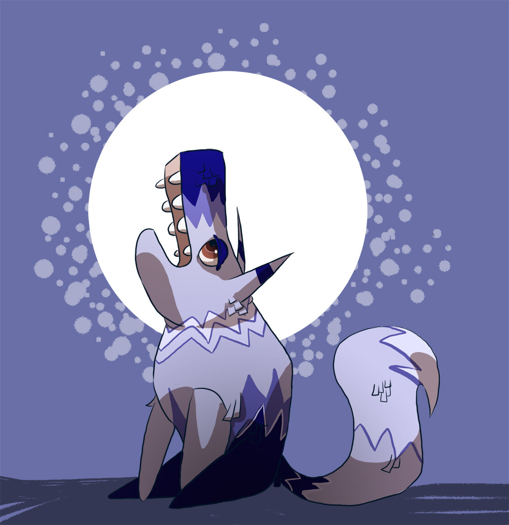 2016 ambiguous_gender animate_inanimate blue_and_white blue_background blue_countershading blue_fur blue_stripes brown_eyes canine cool_colors countershade_face countershading dipstick_tail fangs featureless_feet featureless_legs featureless_limbs feral fluffy fluffy_tail full-length_portrait full_moon fur half-closed_eyes howl linkenlog long_tail looking_away looking_up mallowolf mammal markings monochrome moon multicolored_fur multicolored_tail muzzle_(marking) night nude open_mouth pi&ntilde;ata portrait quadruped reverse_countershading side_view simple_background sitting snout socks_(marking) solo striped_ears stripes toony two_tone_fur video_games viva_pinata white_background white_fur white_stripes wolf