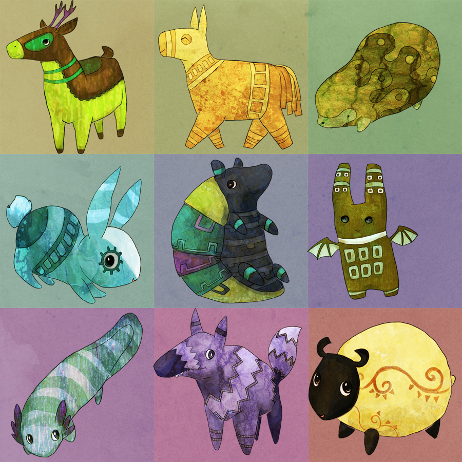 2010 :&gt; ^_^ alexandra_filipek alternate_color ambiguous_gender amphibian animate_inanimate armadillo axolotl bat belly biped black_eyes black_fur blue_fur blue_stripes brown_eyes brown_fur brown_stripes bunnycomb canine caprine cervine checkered_background countershade_face countershading curved_ears cyan_stripes deer digitigrade dipstick_tail doenut ear_markings earless equine external_gills eyes_closed facial_markings fangs featureless_feet featureless_legs featureless_limbs feral front_view full-length_portrait fur gills goobaa green_background green_fur green_stripes grey_eyes grey_fur group high-angle_view horse lagomorph leg_markings looking_at_viewer looking_away looking_up mallowolf mammal mane markings mask_(marking) membranous_wings mole multicolored_fur multicolored_horn multicolored_tail muzzle_(marking) neck_markings newtgat noseless nude orange_countershading orange_fur orange_stripes parmadillo pattern_background pi&ntilde;ata pink_background pink_nose ponocky pony portrait profitamole purple_background purple_countershading purple_eyes purple_fur purple_stripes quadruped rabbit red_background reverse_countershading salamander sheep sherbat short_tail side_view simple_background sitting small_tail smile snout socks_(marking) standing striped_ears striped_tail stripes tail_tuft textured_background thick_tail toony tuft two_tone_fur two_tone_horn video_games viva_pinata walking white_fur white_stripes wings wolf yellow_background yellow_countershading yellow_fur yellow_tail