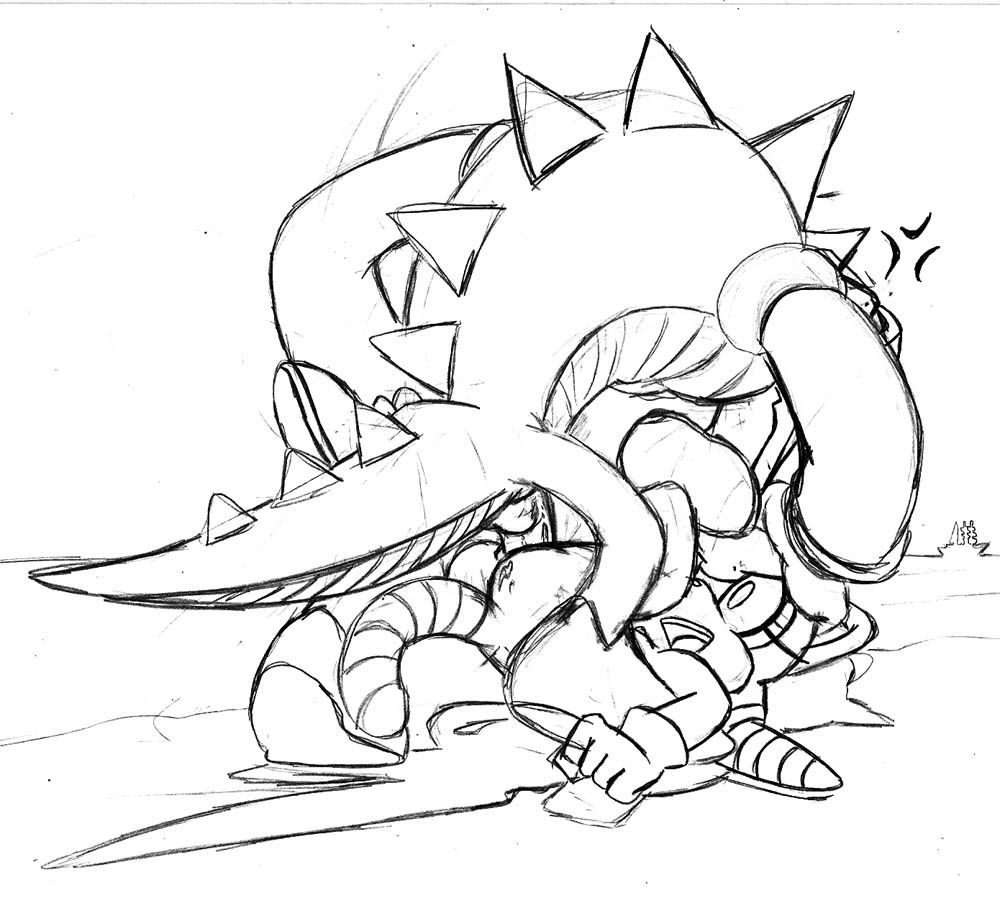 epilepticgerbil female male marine_the_raccoon monochrome penetration plain_background sega sex size_difference sketch sonic_(series) sonic_team spread_legs spreading straight unknown_artist vaginal vaginal_penetration vector_the_crocodile white_background