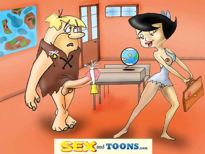 barney_rubble betty_rubble hanna_barbera sex_and_toons the_flintstones