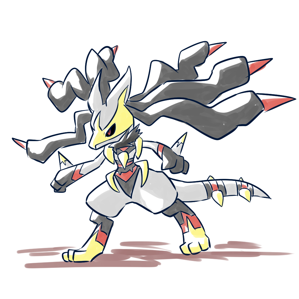 black_sclera canine fusion giratina legendary_pok&eacute;mon lucario mammal nintendo pok&eacute;mon red_eyes spikes video_games