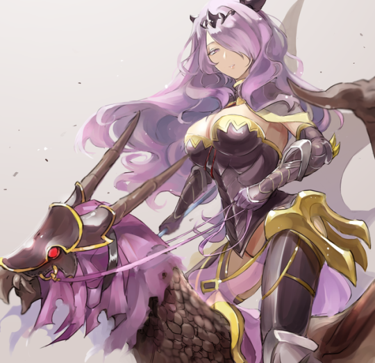 1girl breasts character_request fire_emblem purple_hair solo tagme