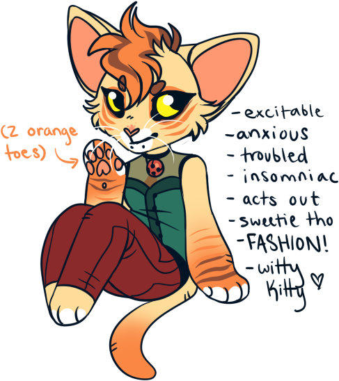 andi anthro bell cat chibi clothed clothing collar cream cute facial_piercing feline female frappeholic lip_piercing mammal markings model_sheet pawpads piercing snakebite_piercing solo stripes tabby whiskers