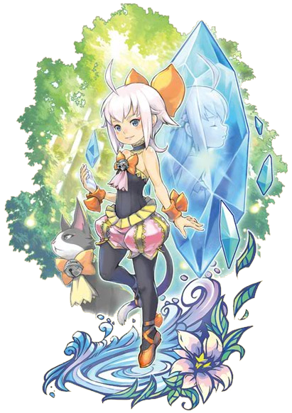 1girl bell blue_eyes cat cat_tail crystal final_fantasy final_fantasy_crystal_chronicles final_fantasy_crystal_chronicles:_echoes_of_time sherlotta silver_hair solo tail