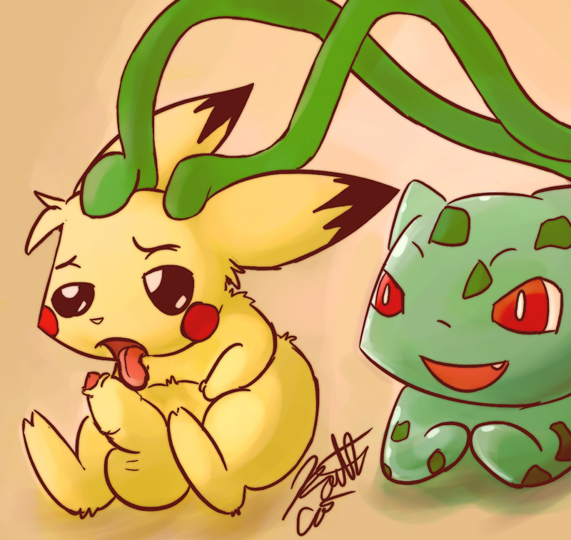 bulbasaur kaittycat nintendo pikachu pokemon