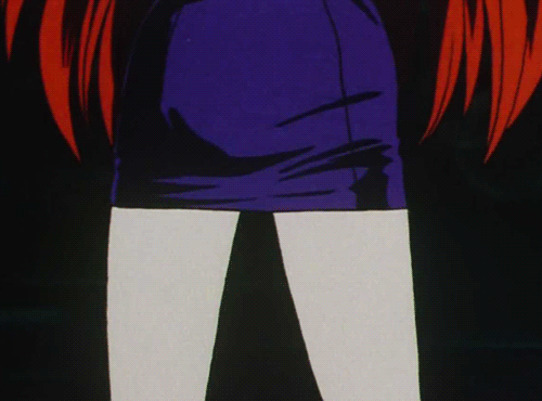 1girl animated animated_gif ass cleavage dress ghost_sweeper_mikami mikami_reiko red_hair tagme