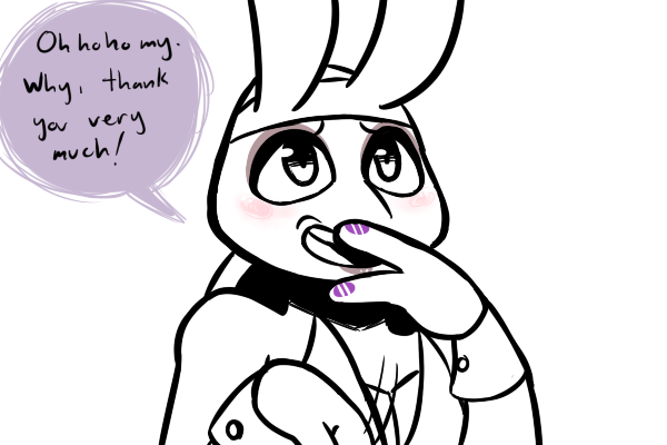 2017 anthro bunny_costume clothed clothing colored_nails costume covering_mouth crossdressing dialogue donatello_(tmnt) english_text eyeshadow fake_ears fake_rabbit_ears inkyfrog lipstick makeup male motion_lines partially_colored purple_nails reptile rosy_cheeks scalie shell shirt_cuffs simple_background solo talking_to_viewer teenage_mutant_ninja_turtles text turtle white_background