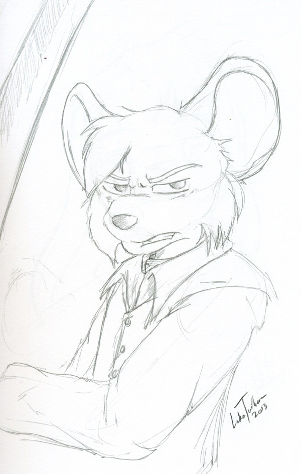 2013 anthro clothed clothing code_name:_hunter fur male mammal max_mcconnor melee_weapon mouse rodent solo sword turnsky weapon