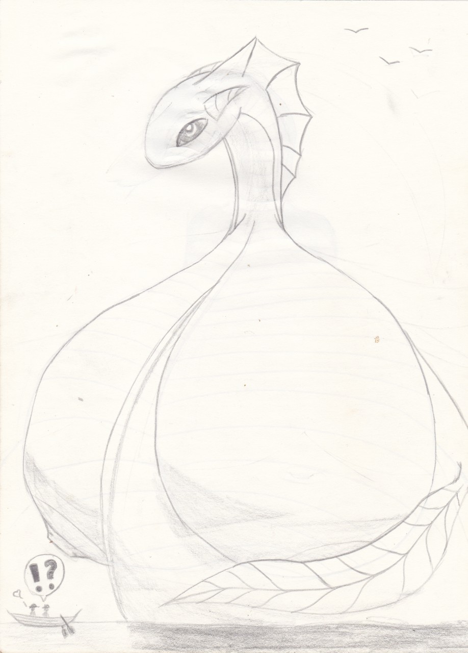 ! &lt;3 avian big_breasts bird breasts dragon frill grey_sclera head_frill horn huge_breasts human hyper hyper_breasts macro mammal marine monochrome morbidly_obese mythicswords nipples nude obese overweight rowboat scalie size_difference sketch smaller_human water
