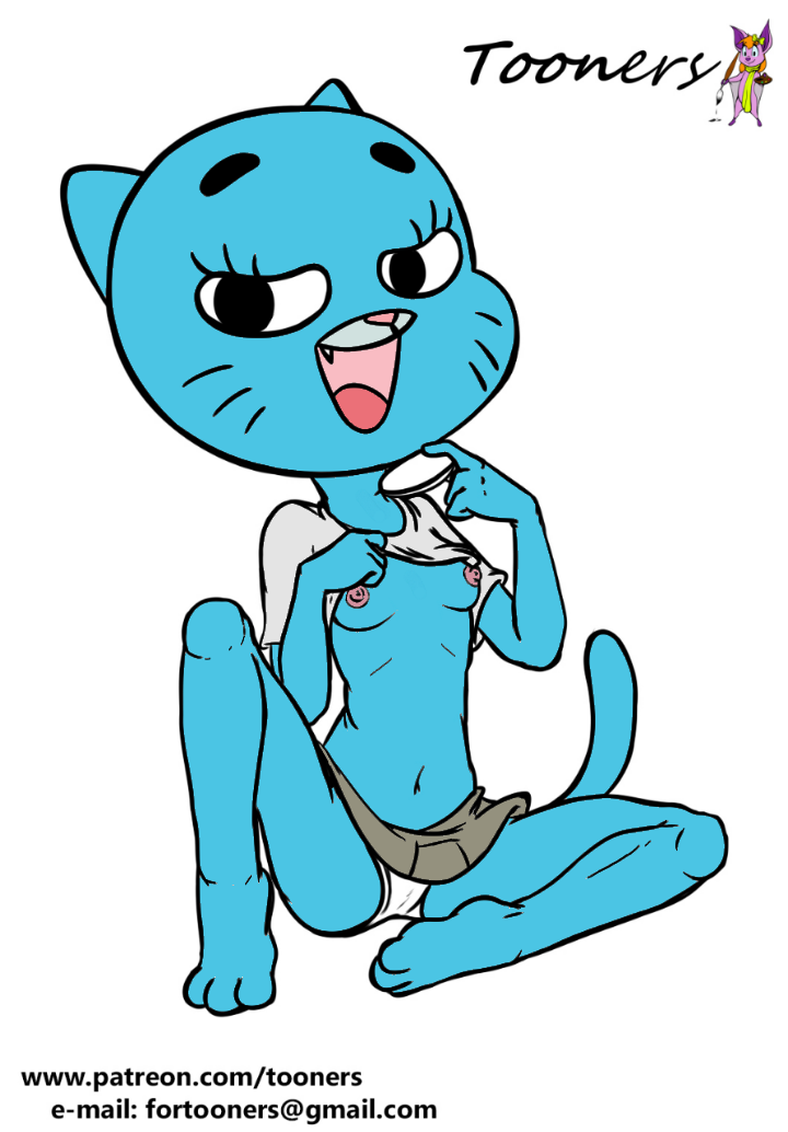 anthro areola breasts butt camel_toe cartoon_network cat clothed clothing clothing_lift erect_nipples feline female flashing hi_res mammal mature_female mother navel nicole_watterson nipples open_mouth panties parent shirt shirt_lift skirt small_breasts solo spread_legs spreading teasing the_amazing_world_of_gumball toes tongue tooners underwear undressing watermark