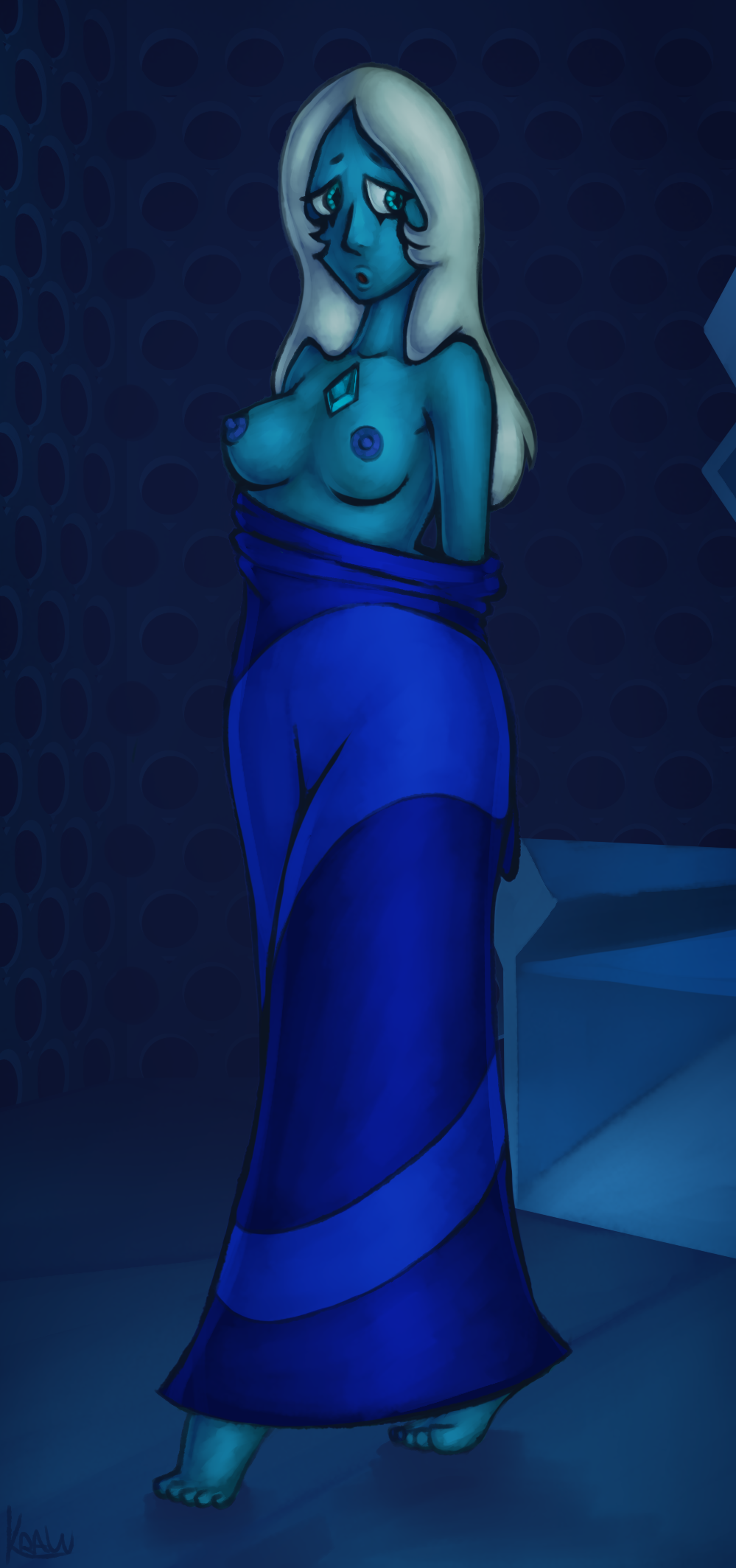 blue_diamond breasts cartoon_network female gem human human_only mammal marsminer not_furry solo steven_universe