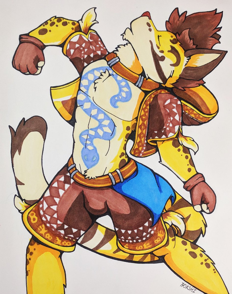 2017 anthro feline fur hokshi leopard likulau male mammal nekojishi signature tagme