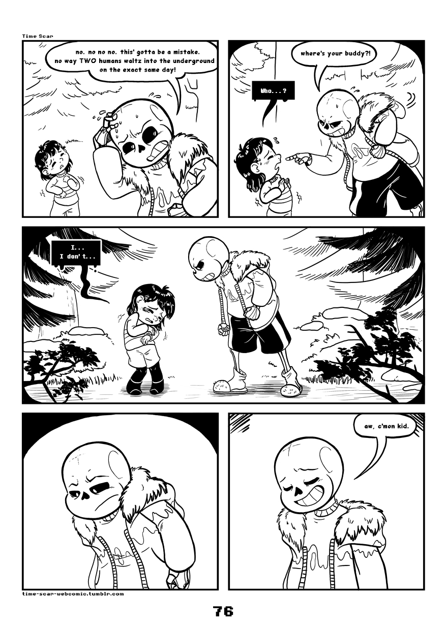 2017 animated_skeleton bone c-puff clothed clothing comic english_text group hi_res human humanoid mammal not_furry sans_(undertale) skeleton text undead undertale video_games