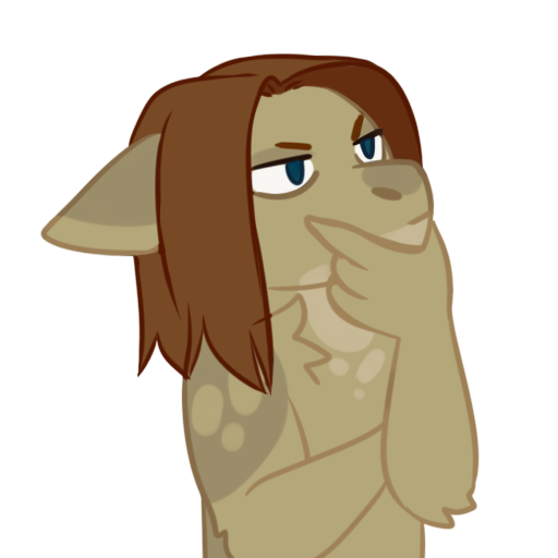 1:1 alpha_channel ambiguous_gender anthro arm_tuft blue_eyes brown_hair bust_portrait corzh77 dragon ears_back elbow_tuft fur furred_dragon hair mouth_closed no_pupils pivoted_ears portrait simple_background solo tan_body tan_fur thinking_pose transparent_background tuft