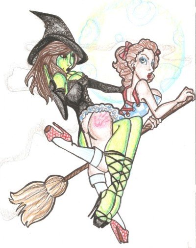 dorothy_gale elphaba sharron_wiley wicked_witch_of_the_west wizard_of_oz