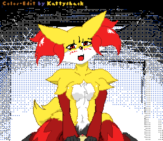 animated anthro blush bouncing_breasts breasts chest_tuft clitoris color_edit colored cowgirl_position delphox digital_media_(artwork) dipstick_tail duo edit fangs female female_focus flipnote_studio fur happy human human_on_anthro inner_ear_fluff interspecies kattyshack male male/female male_penetrating mammal midriff multicolored_fur multicolored_tail nintendo on_top open_mouth penetration pixel_(artwork) pok&eacute;mon pok&eacute;mon_(species) pok&eacute;philia pussy red_eyes red_fur sex smile solo_focus tuft vaginal vaginal_penetration video_games white_fur yellow_fur zoruken