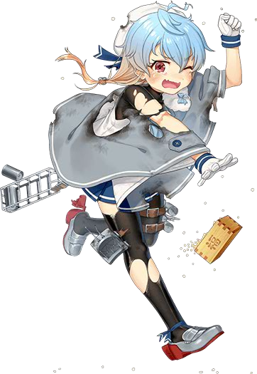 ahoge akasaka_yuzu ankle_ribbon arm_up black_legwear blue_ribbon bodysuit burnt_clothes clenched_hand coat crying damaged dropping fleeing full_body gloves gradient_hair hat kantai_collection loafers masu multicolored_hair official_art one_eye_closed open_mouth outstretched_arm pantyhose poncho red_eyes ribbon rigging rudder_shoes running sado_(kantai_collection) sailor_hat setsubun shoes skirt solo soybean torn_bodysuit torn_clothes torn_legwear transparent_background twintails wavy_mouth white_gloves wooden_box