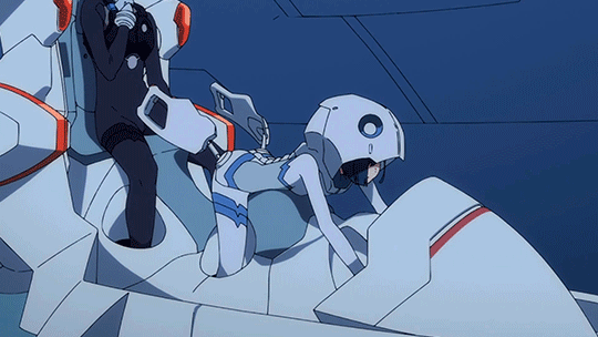 1boy 1girl animated animated_gif darling_in_the_franxx tagme