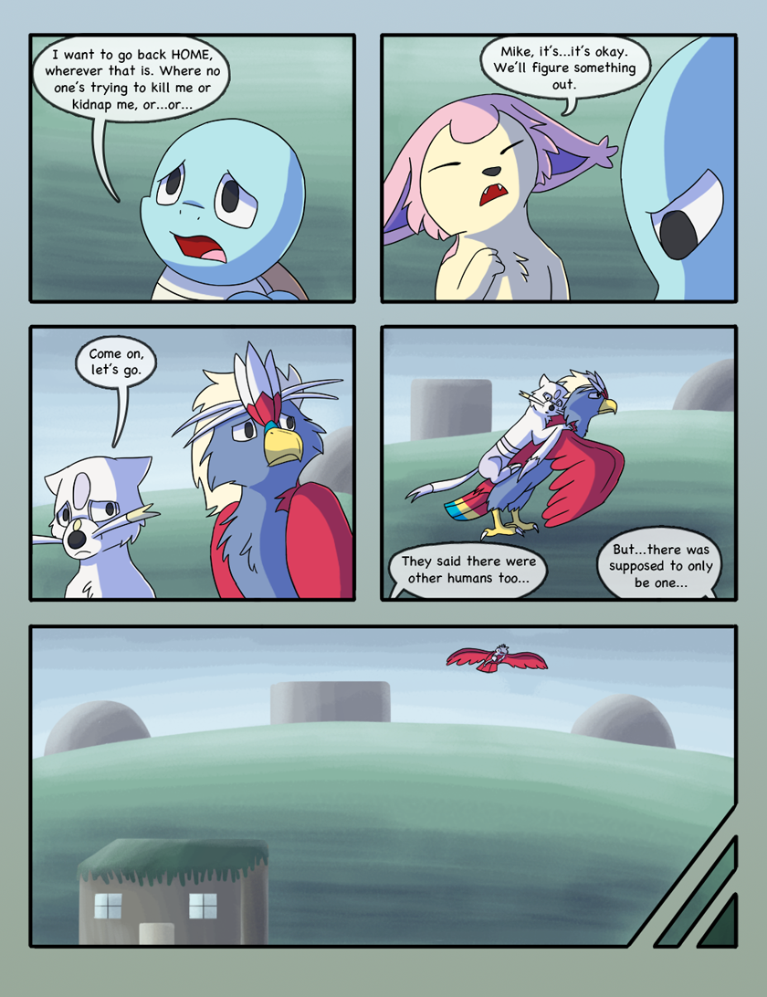braviary comic female male mienshao nintendo pok&eacute;mon pok&eacute;mon_(species) pok&eacute;mon_mystery_dungeon racingwolf_(artist) skitty squirtle video_games