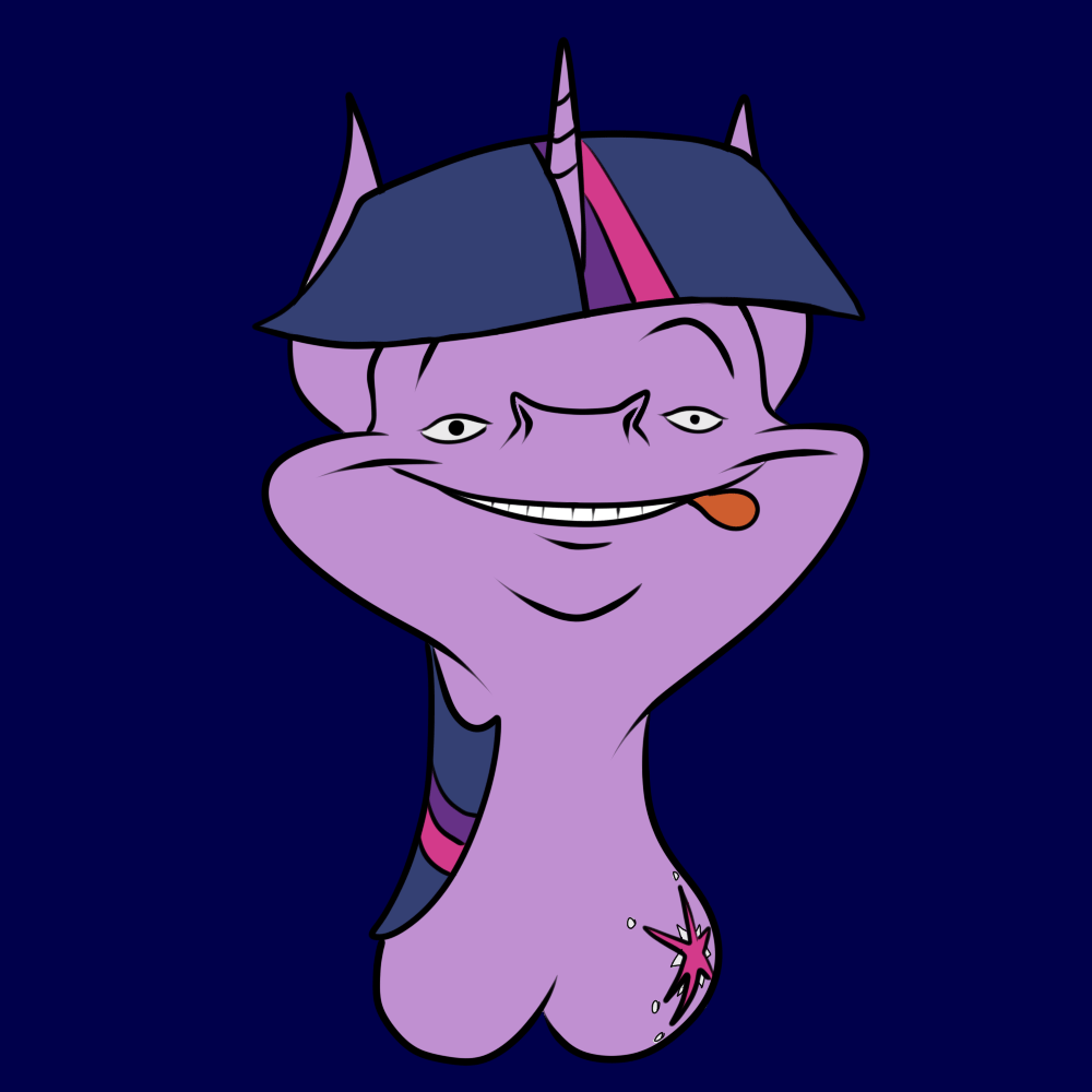 2018 ambiguous_gender animated anontheanon cutie_mark equine friendship_is_magic hair horn looking_at_viewer mammal multicolored_hair my_little_pony solo tongue tongue_out twilight_sparkle_(mlp) unicorn what