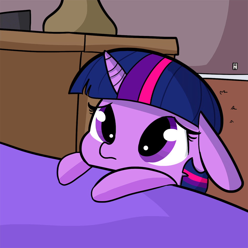 ! 2017 animated bed bedroom begging carpet chibi cute dialogue edit english_text equine eyelashes female feral friendship_is_magic hair horn inside mammal multicolored_hair my_little_pony nightstand open_mouth purple_eyes solo talking_to_viewer teeth text tjpones tongue twilight_sparkle_(mlp) unicorn