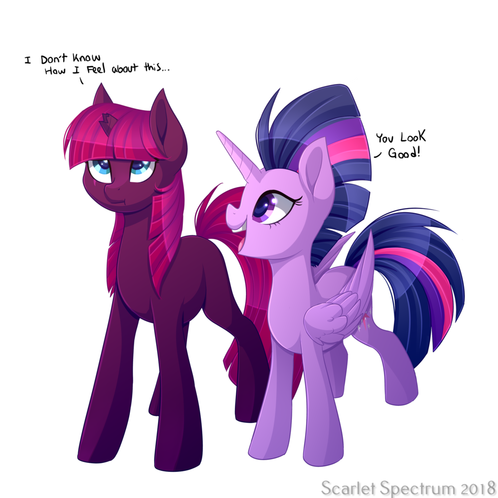 ! ... 2018 alpha_channel alternate_hairstyle broken_horn cute cutie_mark dialogue duo english_text equine eye_scar eyelashes feathered_wings feathers female feral fizzlepop_berrytwist_(mlp) friendship_is_magic hair horn long_hair makeup mammal mascara multicolored_hair my_little_pony my_little_pony_the_movie nude open_mouth open_smile pink_hair purple_eyes scar scarlet-spectrum simple_background smile standing teal_eyes teeth tempest_shadow_(mlp) text tongue transparent_background twilight_sparkle_(mlp) unicorn watermark winged_unicorn wings