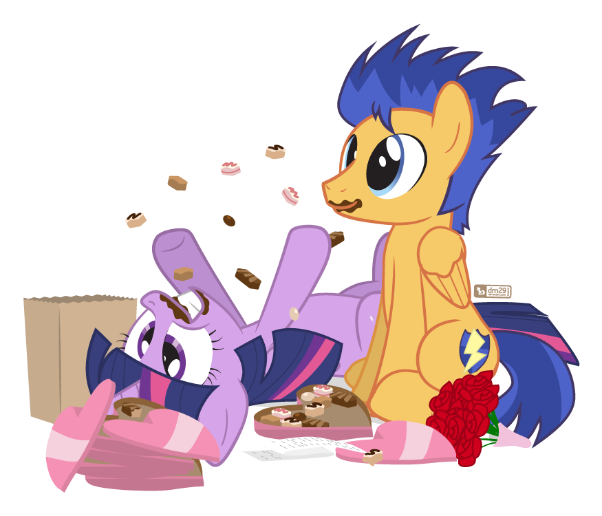 2018 candy chocolate dm29 duo equine female flash_sentry_(mlp) food friendship_is_magic horn male mammal my_little_pony pegasus twilight_sparkle_(mlp) winged_unicorn wings