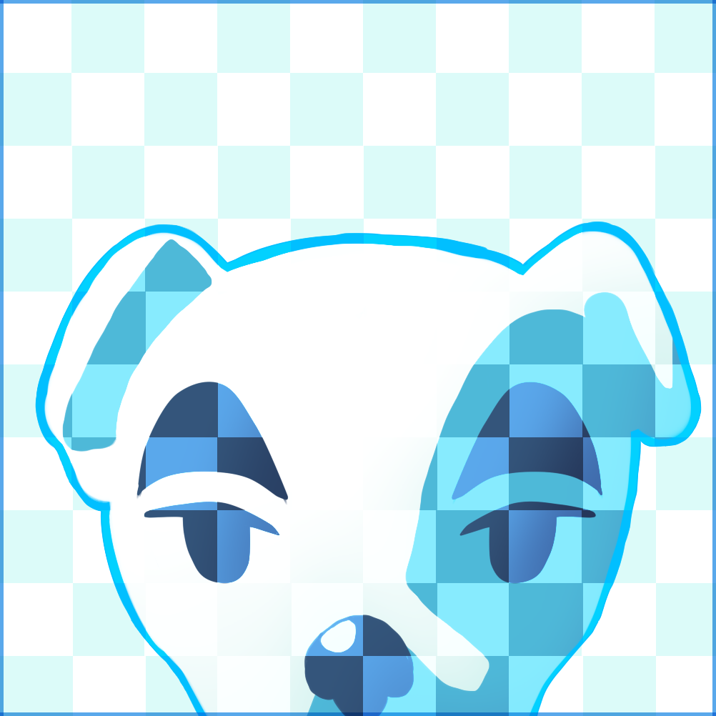 album album_cover animal_crossing anthro canine checkerboard cover dog floppy_ears fur half-closed_eyes hypno_k.k. k.k._slider looking_at_viewer male mammal mute-owl nintendo portrait solo video_games
