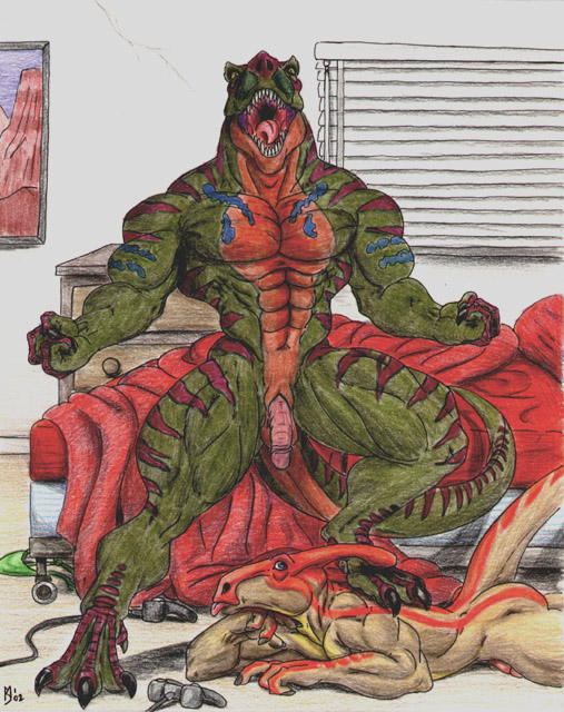 2002 bedroom dinosaur muscular sudonym traditional_media_(artwork) video_games