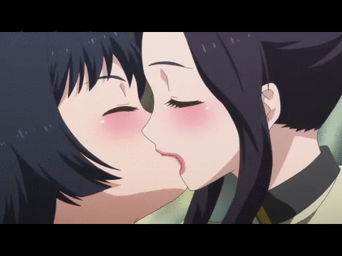 2girls 4:3_aspect_ratio animated animated_gif areolae arms_(company) black_hair breast_grab breast_squeeze breasts duo erect_nipples erect_nipples_under_clothes female french_kiss groping kaneko_hiraku kiss large_breasts large_filesize low_resolution moaning multiple_girls nipple_squeeze nipple_tweak nipples open_mouth screen_capture tongue tongue_out valkyrie_drive valkyrie_drive:_mermaid yuri