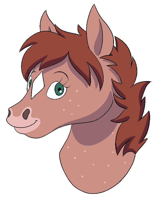 bojack_horseman chippidraws chocolatechippi equine female freckles hollyhock_manheim-mannheim-guerrero-robinson-zilberschlag-hsung-fonzerelli-mcquack horse mammal solo