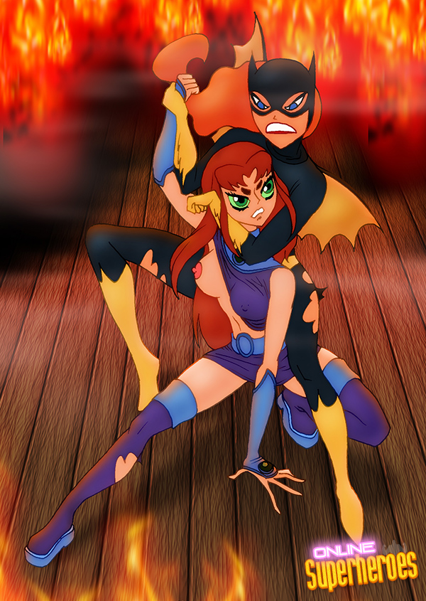 batgirl dc dcau online_superheroes starfire teen_titans the_new_batman_adventures