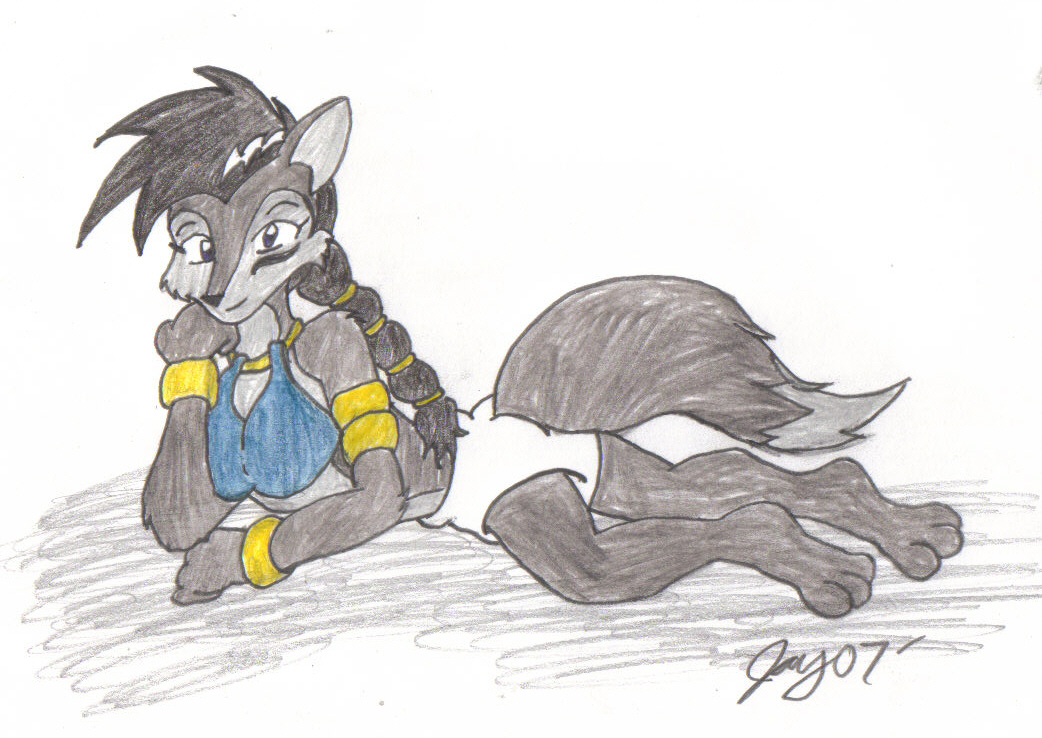 2007 anthro canine cute diaper female jaymanney4life lupe_the_wolf mammal solo sonic_(series) wolf