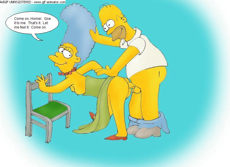 animated homer_simpson marge_simpson tagme the_simpsons