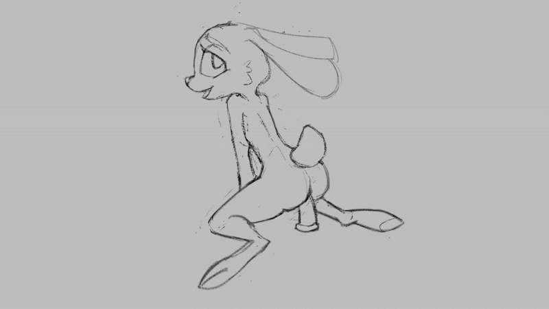 animated anthro black_and_grey butt dildo dildo_sitting disney female grey_background half-closed_eyes judy_hopps lagomorph long_ears looking_at_viewer looking_back looking_pleasured mammal masturbation monochrome nude open_mouth penetration qrog rabbit rear_view sex_toy simple_background sketch solo toying_self zootopia