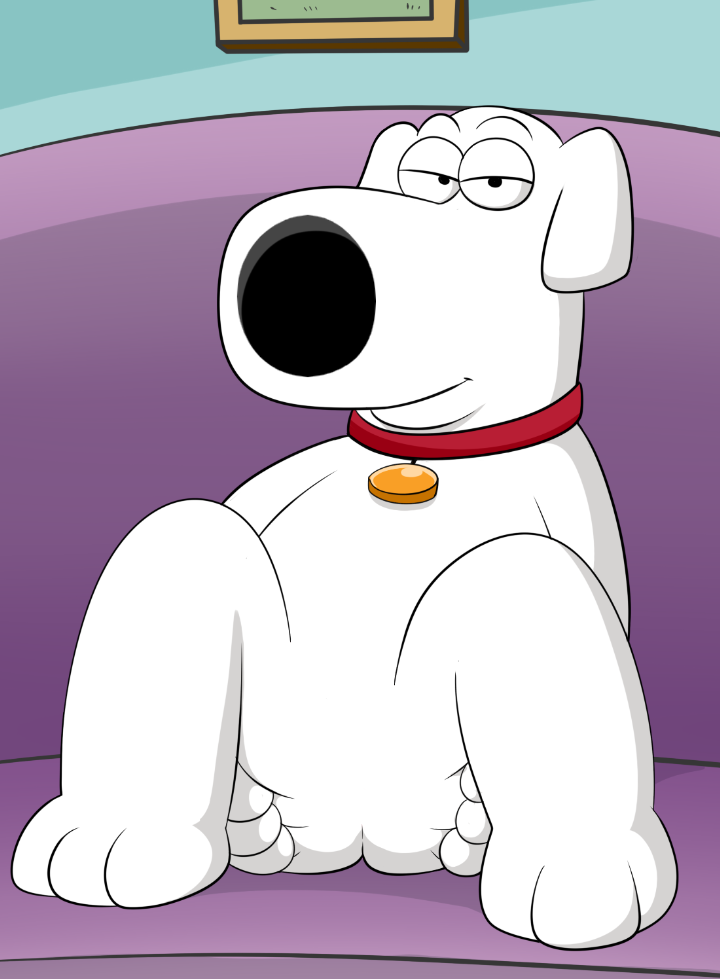 brian_griffin butt canine collar dog edit family_guy featureless_crotch lonbluewolf looking_at_viewer mammal naked_collar spread_butt spreading