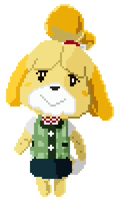 alpha_channel animal_crossing animated bra breasts charyoshi clothing digital_media_(artwork) featureless_crotch female fur isabelle_(animal_crossing) nintendo nude panties pixel_(artwork) simple_background smile solo transparent_background underwear undressing video_games yellow_fur