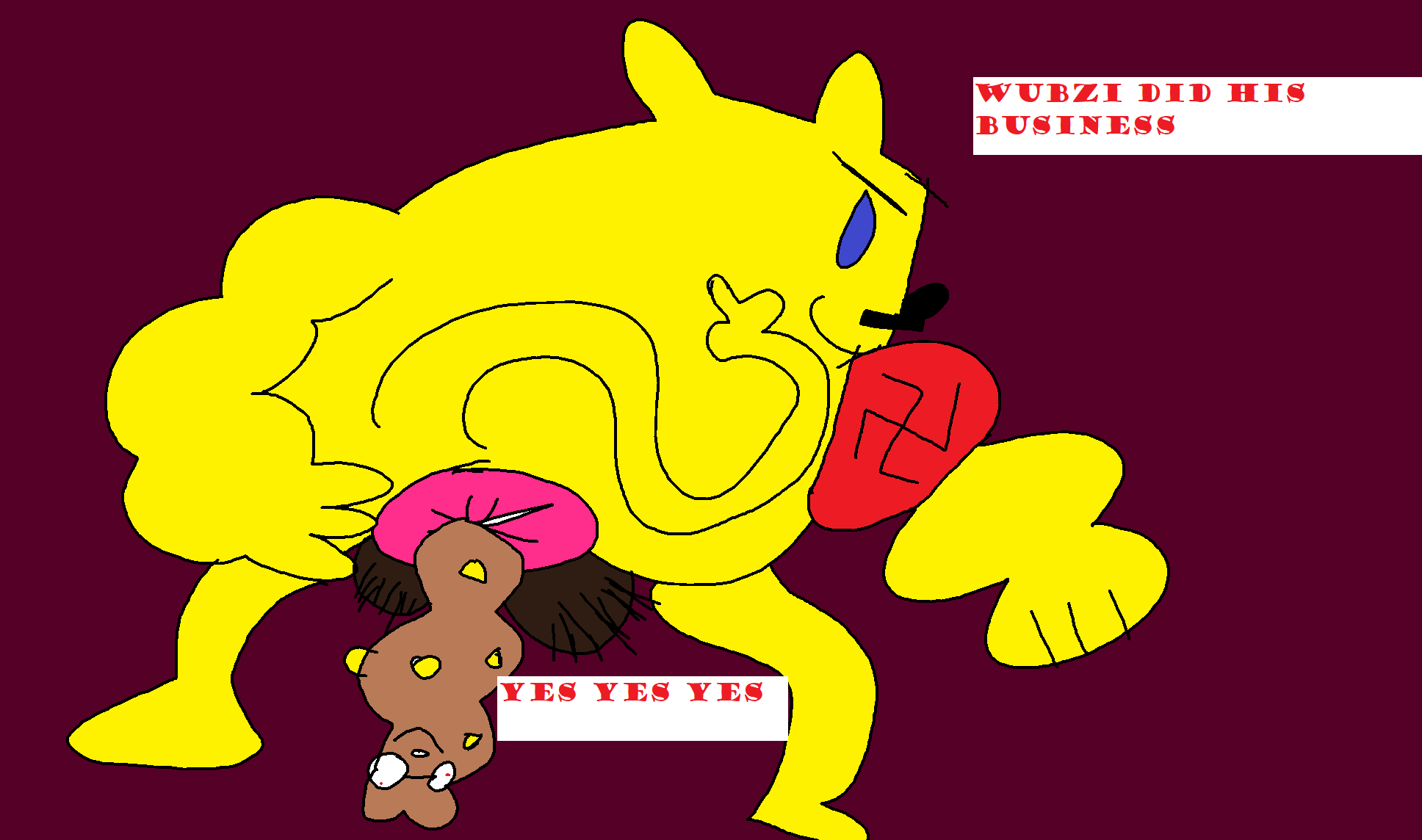 balls dream feces fuel hell humor joke ms_paint nazi nightmare offensive scat walden wubbzy