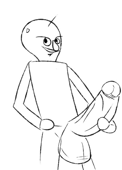 2018 baldi baldi's_basics_in_education_and_learning big_penis dekanai huge_penis human human_only hyper hyper_penis male mammal not_furry penis sketch smile why