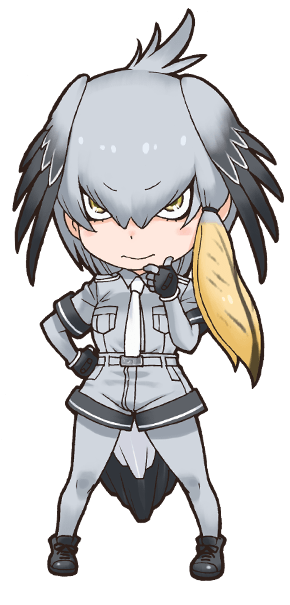 alpha_channel animal_humanoid anime avian avian_humanoid biped bird black_feathers black_tail blonde_hair breasts chibi clothed clothing digital_drawing_(artwork) digital_media_(artwork) feathered_wings feathers female fingerless_gloves footwear front_view full-length_portrait fully_clothed gloves grey_clothing grey_feathers grey_hair grey_tail grey_theme hair hand_on_hip head_wings humanoid japanese kemono_friends legwear light_skin multicolored_feathers multicolored_hair necktie official_art portrait shirt shoebill shoebill_(kemono_friends) shoes shorts simple_background smile solo spread_legs spreading standing tail_feathers tan_skin thinking tights transparent_background two_tone_feathers two_tone_hair two_tone_tail unknown_artist wide_stance wings yellow_eyes