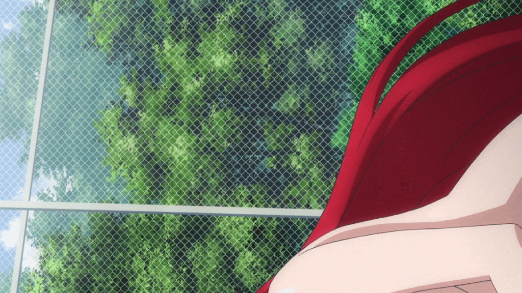 10s 1girl animated animated_gif blue_eyes bounce bouncing_breasts breasts high_school_dxd large_breasts nipples red_hair rias_gremory topless
