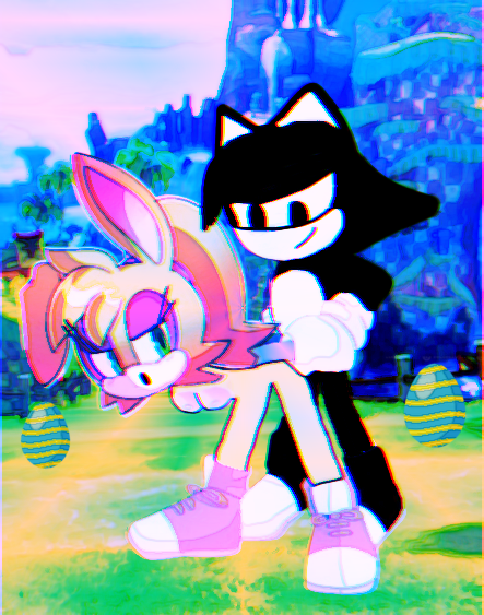 archie_comics bunnie_rabbot butt enjoying eulipotyphlan fan_character female hedgehog lagomorph leporid male mammal marcosthehedgehog rabbit sega sonic_the_hedgehog_(archie) sonic_the_hedgehog_(comics) sonic_the_hedgehog_(series)